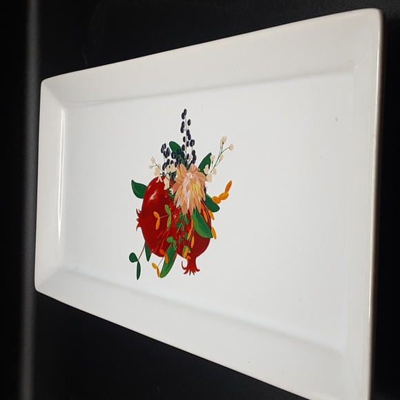 Grove Collaborative Pomegranate  Stoneware Tray - Picture 5 of 5
